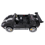 Elektrické autíčko Ford GT - dvojmiestne, čierne